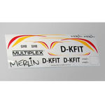 Decal sheet mpx merlin disc