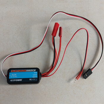Switch electr 4-8v10a rx control w/led