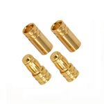 Ace gold connector 5.0mm (2 pairs)