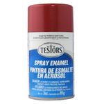 Enamel spray testors redmetlflak 85g can