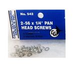 Screw cg pan head 2-56x1/4  (8)