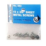 Screw cg sheet metal #2x3/8  (10)