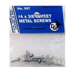 Screw cg sheet metal #4x3/8  (8)