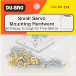 Servo mounting hardware dubro small