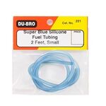Silicon tubing dub 1/2a 1/16  blue (2ft)