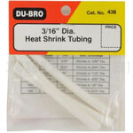 Heat shrink tubing du-bro 3/16  sls