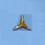 Fuel y-joint haoye 2.3x5x12 mm (gold)