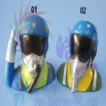 Pilot haoye s w/helmet (civil) blue disc