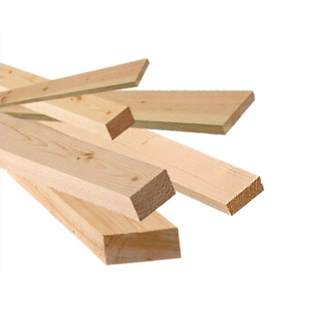 Hardwood rectangle 2x10mmx1m (orange)