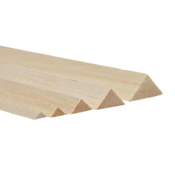 Balsa triangle 90deg 3x3 (pink)