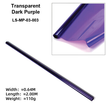 Covering dw transparent dark purple 2m