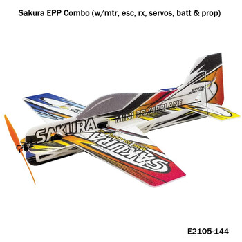 Kit dw sakura epp cb w/mtr/esc/servos/rx