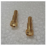 Ace gold connectors (bullets) 4&5mm (2)