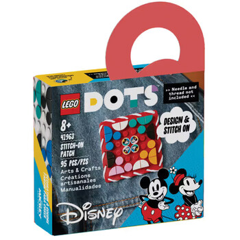 Mickey & minnie mouse stickon patch lego