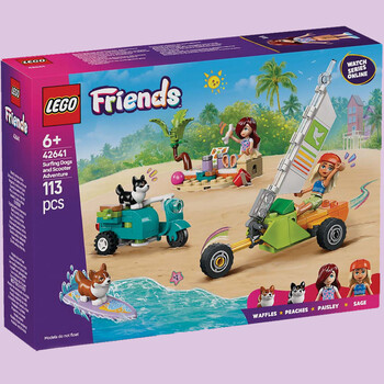 Surfing dogs & scooter adventure lego