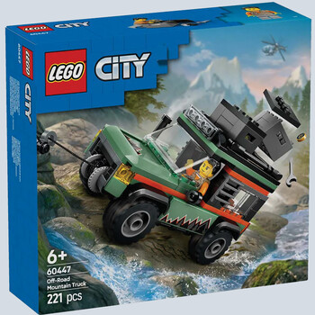 City off-road 4x4 mountain truck lego