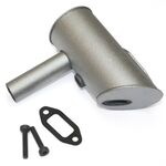 Muffler dle 40 right (2 hole)