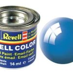 Paint enamel gloss light blue revell
