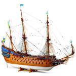Wasa royal ship bb wood hull 1:75