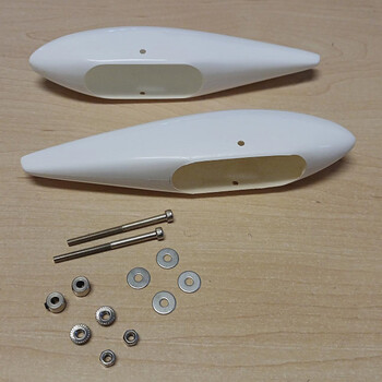 Wheelpants w/axles bj f3a