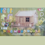 Dollhouse lany log cabin diy (48pcs)