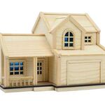 Dollhouse lany wood dbl garage diy(86pcs