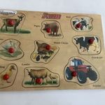 Puzzle nails farm animals & tractor slw