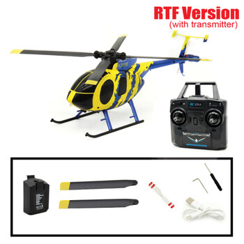 Heli rce c184 md500 6ch w/gyro yell/bl