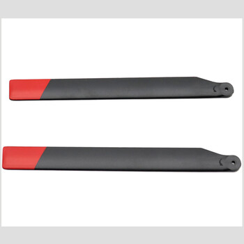 Main blade set rce c138 bell 206 blk/red