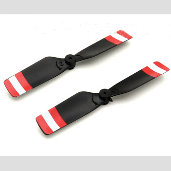Tail rotor set rce uh-1 huey blk/red