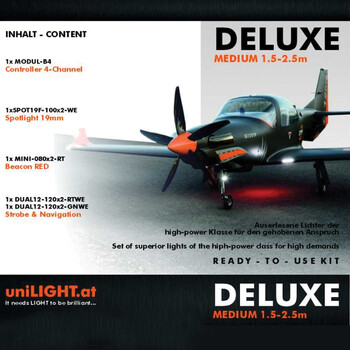 Delux medium a/c light set ul (1.5-2.5m)