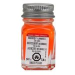 Enamel paint testors fluorescent orange