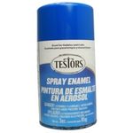 Enamel spray testors bright blue 85g can