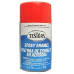 Enamel spray testors bright red 85g can