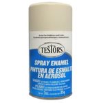 Enamel spray testors flat gray 85g can