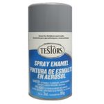 Enamel spray testors gray 85g can