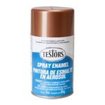 Enamel spray testors copper 85g can