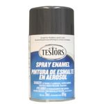Enamel spray testors graphitgray 85g can