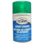 Enamel spray testors green 85g can