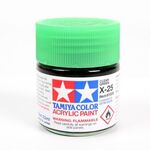 Paint x-25 clear green acrylic